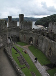 SX23367 Conwy Castle courtyard and towers.jpg